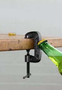 clamp bottle opener