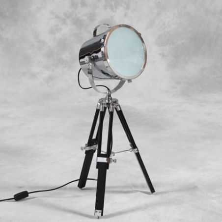 Tripod Chrome Spotlight Lamp Smithers Archives Smithers of Stamford £167.50 Store UK, US, EU, AE,BE,CA,DK,FR,DE,IE,IT,MT,NL,N...