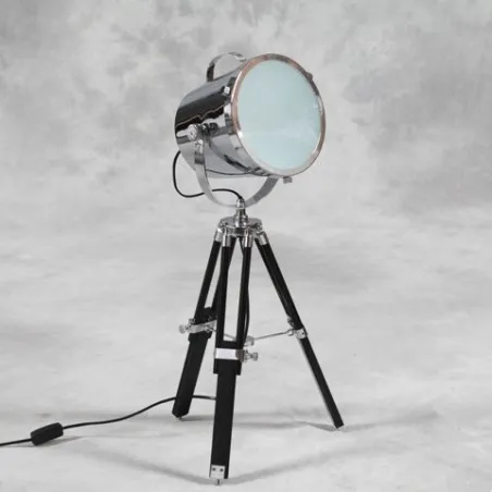 Tripod Chrome Spotlight Lamp Smithers Archives £154.00 Office Aluminium product_features