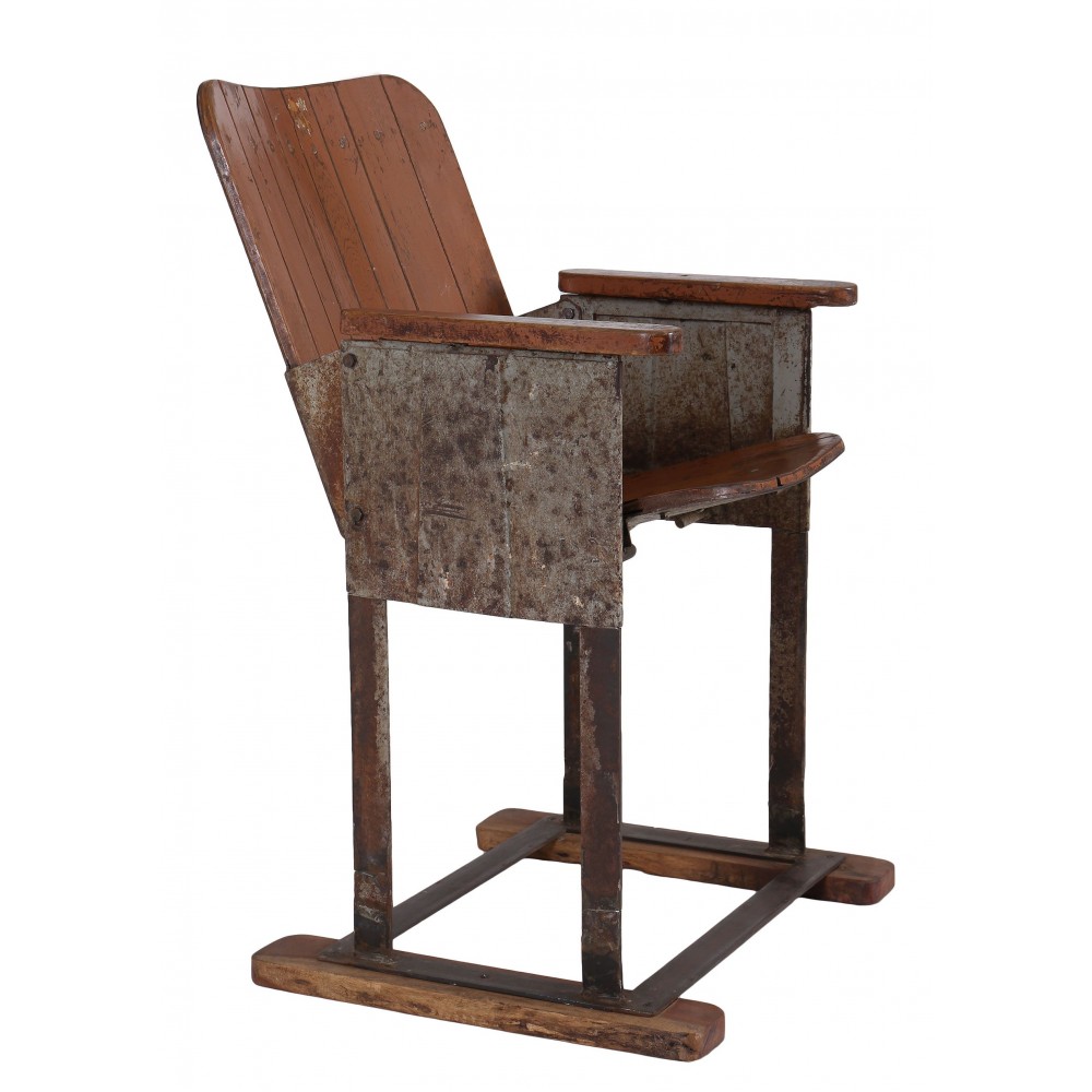 Theatre Seats Smithers Chairs £315.00 Oak Wood Iron product_features