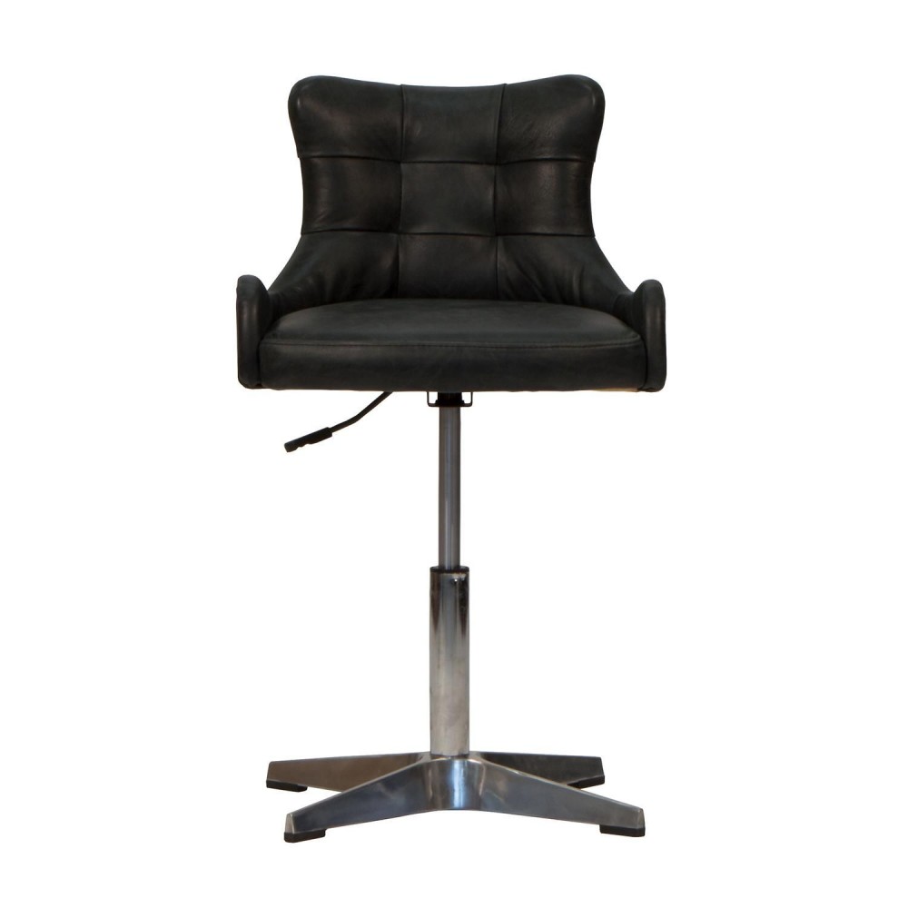 Black Leather Bar Stools Smithers Dining Room £573.00 Kitchen product_features