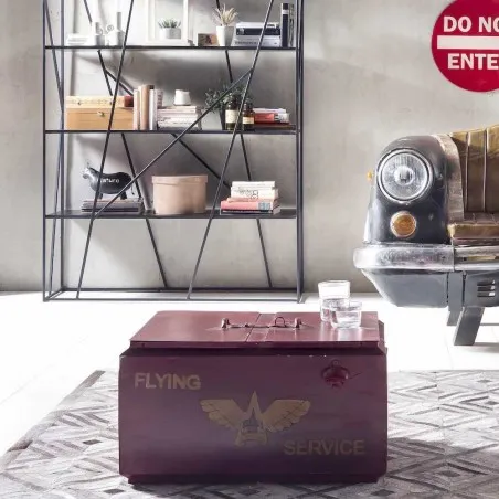 Flying Service Beer Storage Trunk Smithers Side Tables & Coffee Tables £527.00 Living Room Steel product_features