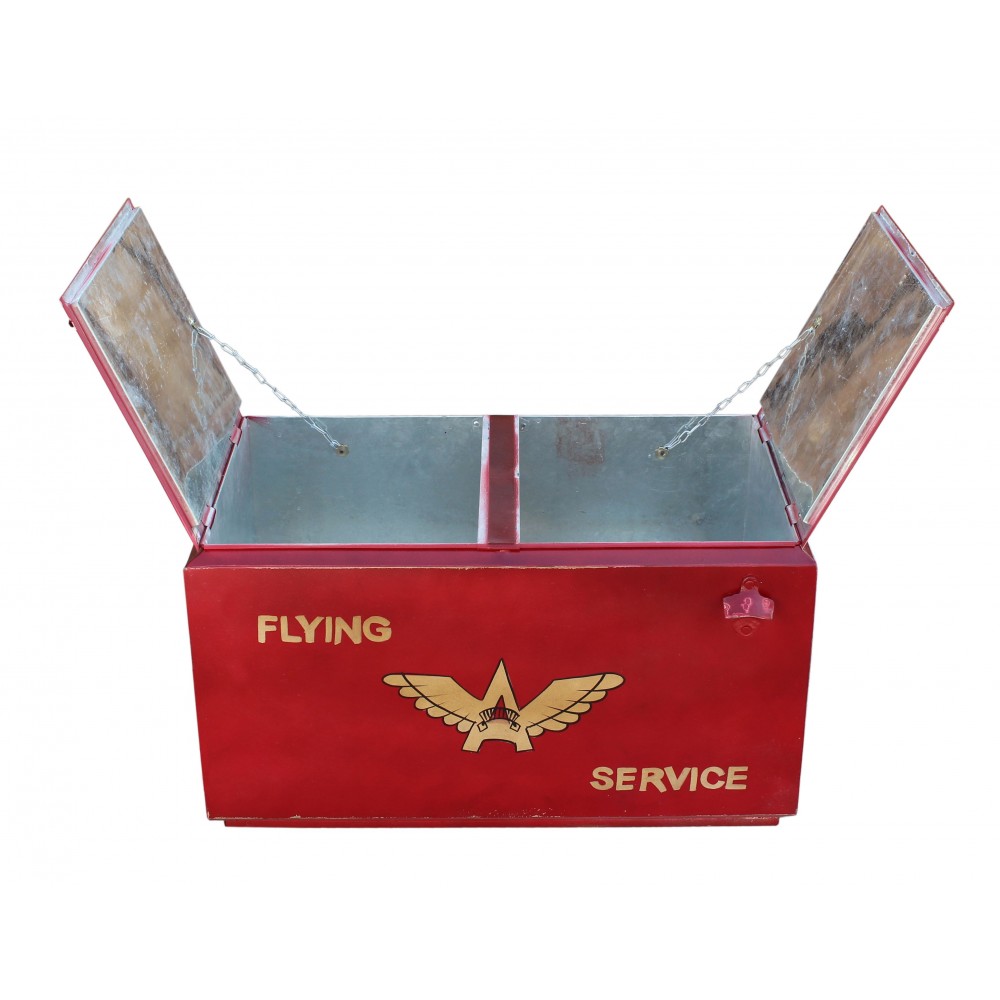 Flying Service Beer Storage Trunk Smithers Side Tables & Coffee Tables £527.00 Living Room Steel product_features
