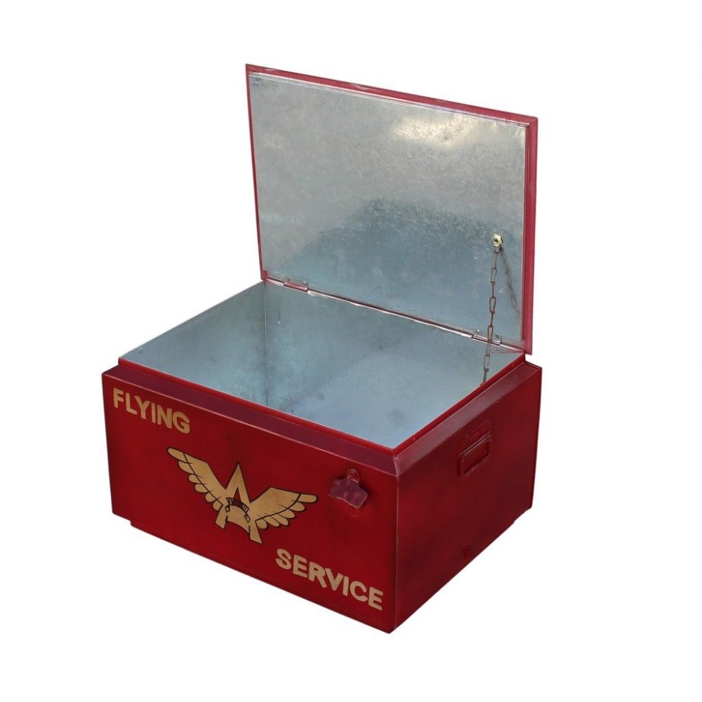 Flying Service Beer Storage Trunk Smithers Side Tables & Coffee Tables £527.00 Living Room Steel product_features