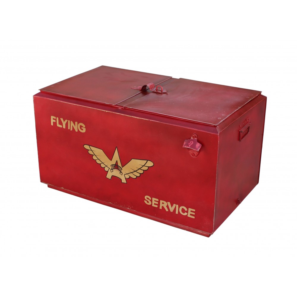 Flying Service Beer Storage Trunk Smithers Side Tables & Coffee Tables £527.00 Living Room Steel product_features