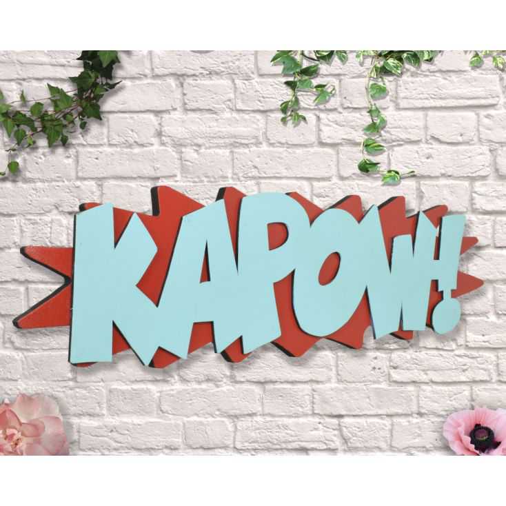 Kapow Sign Retro Signs  £56.00 Store UK, US, EU, AE,BE,CA,DK,FR,DE,IE,IT,MT,NL,NO,ES,SE