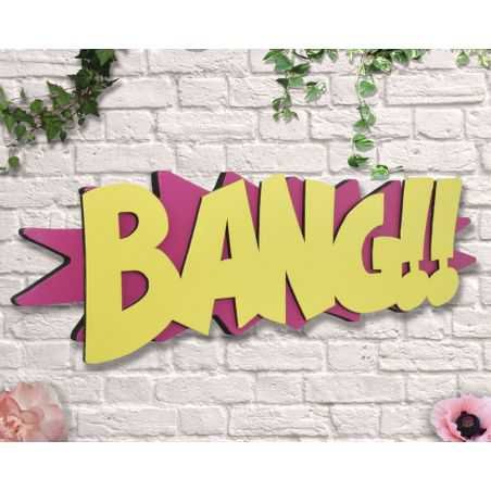 Bang Sign Wall Art £56.00 Store UK, US, EU, AE,BE,CA,DK,FR,DE,IE,IT,MT,NL,NO,ES,SE