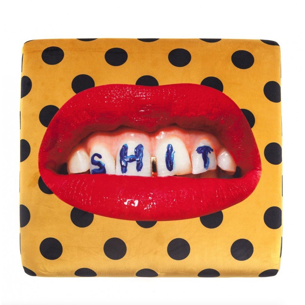 Seletti Footstool Seletti Seletti £388.00 All Rooms Mango Wood Anodised Brass product_features