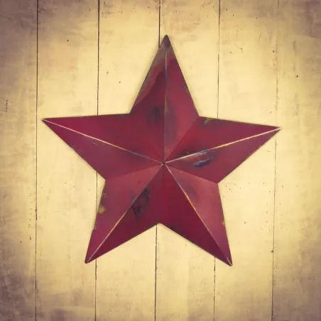 Red Amish Tin Star Smithers Signs £124.00      product_features
