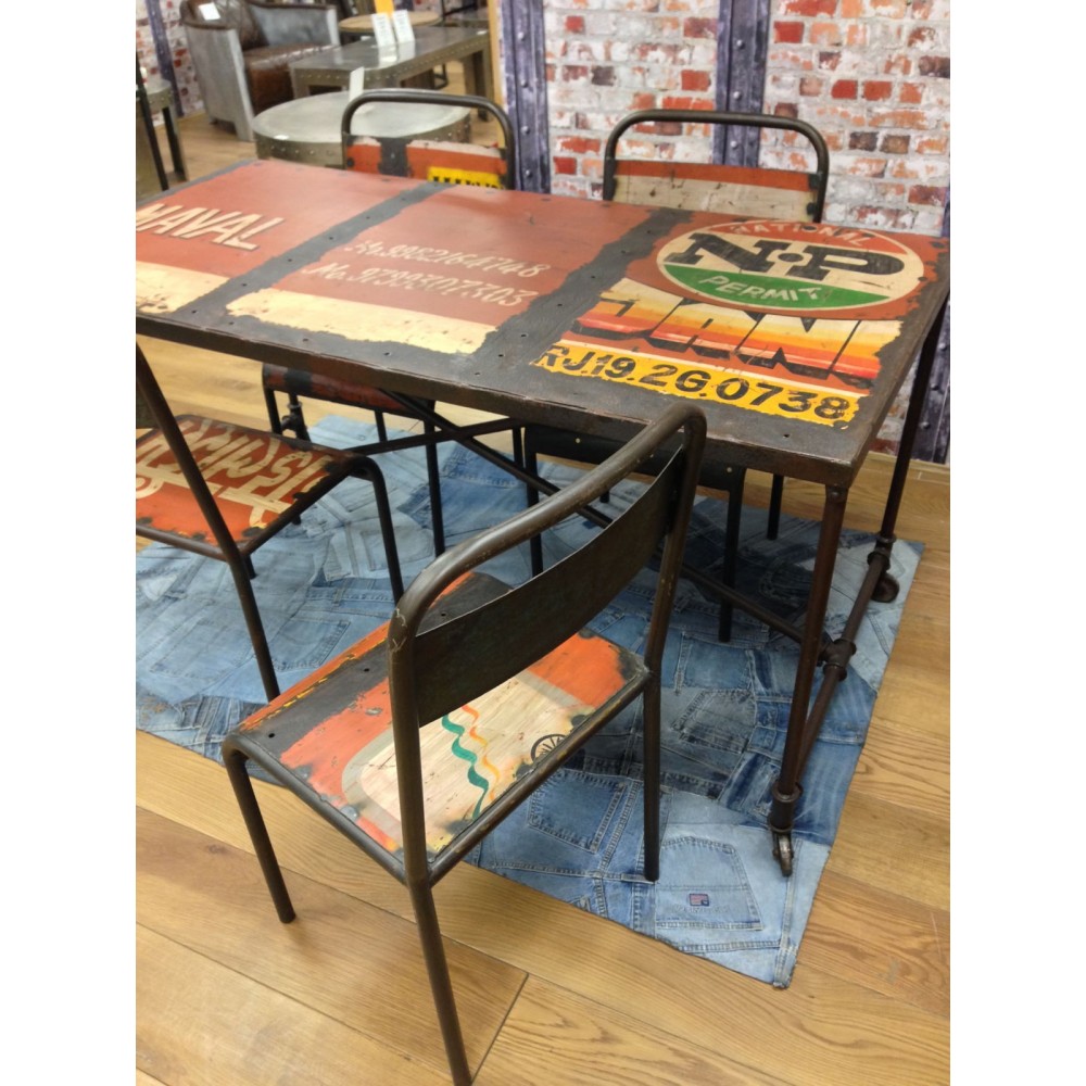 Drum Art Dining Table Smithers Archives £848.00 product_features