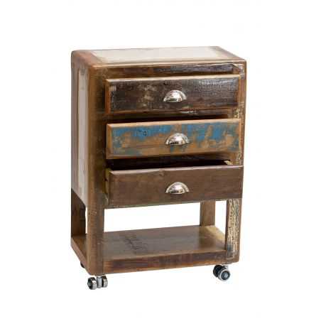 Fridge Console Table With Drawers Recycled Furniture  £537.50 Store UK, US, EU, AE,BE,CA,DK,FR,DE,IE,IT,MT,NL,NO,ES,SE