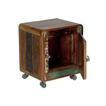 Reclaimed Wood Bedside Table Smithers Archives Smithers of Stamford £640.00 Store UK, US, EU, AE,BE,CA,DK,FR,DE,IE,IT,MT,NL,N...