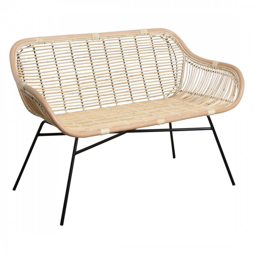 Jungle Jane Rattan Bench Smithers Retro Furniture £643.00 Conservatory Wicker Iron product_features