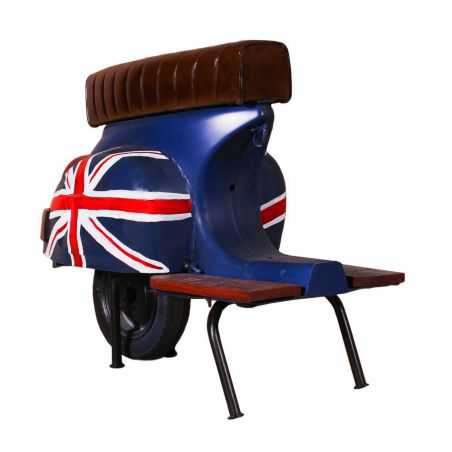 Vespa Scooter Bar Stool Repurposed Furniture Smithers of Stamford £1,474.00 Store UK, US, EU, AE,BE,CA,DK,FR,DE,IE,IT,MT,NL,N...