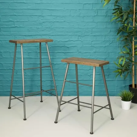 Granville Shop Counter Stool Archives £106.00 Reclaimed Wood Iron product_features