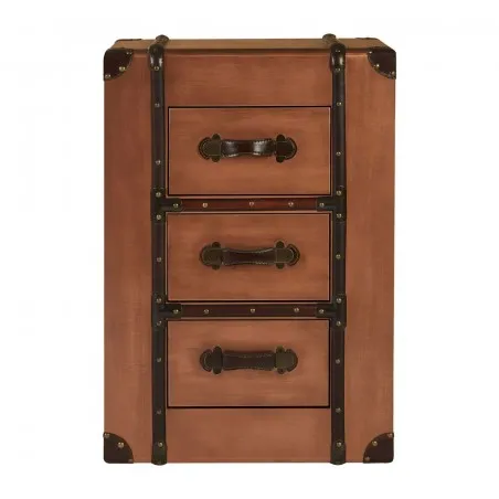 Hawker Copper Bedside Table Chest of Drawers Smithers Wooden Chest of Drawers £317.00 All Rooms MDF product_features