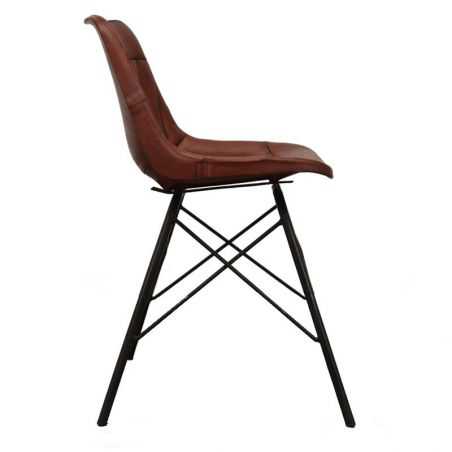 Leather Industrial & Cowhide Dining Chairs Industrial Furniture Smithers of Stamford £277.50 Store UK, US, EU, AE,BE,CA,DK,FR...