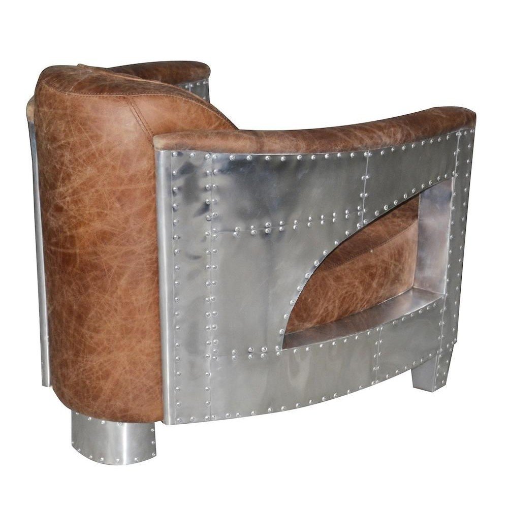 Aviator Leather Armchair Sofas and Armchairs £1,375.00