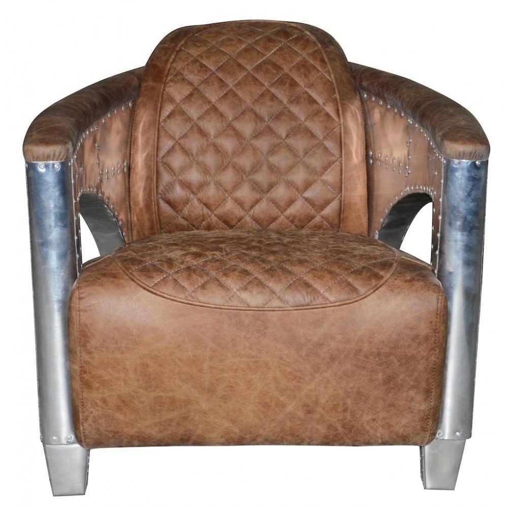 Aviator Leather Armchair Sofas and Armchairs £1,375.00