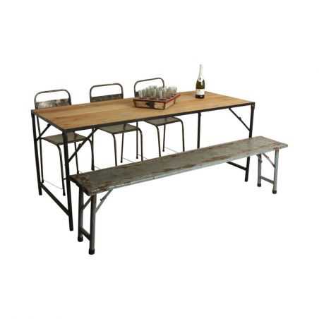 Folding Reclaimed Wood Beam Dining Tables Dining Tables Smithers of Stamford £527.00 Store UK, US, EU, AE,BE,CA,DK,FR,DE,IE,I...