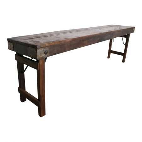 Folding Reclaimed Bench Dining Tables Smithers of Stamford £275.00 Store UK, US, EU, AE,BE,CA,DK,FR,DE,IE,IT,MT,NL,NO,ES,SE