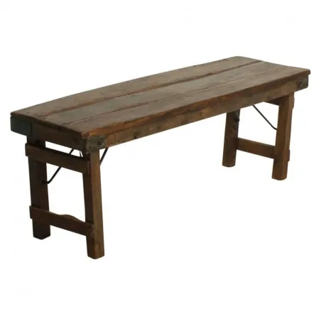 Folding Reclaimed Bench Smithers Reclaimed Wood Dining Tables &pound;257.67 Dining Room Reclaimed Wood Iron product_features