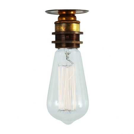 Industrial Flush Ceiling Light Lighting Smithers of Stamford £38.00 Store UK, US, EU, AE,BE,CA,DK,FR,DE,IE,IT,MT,NL,NO,ES,SE