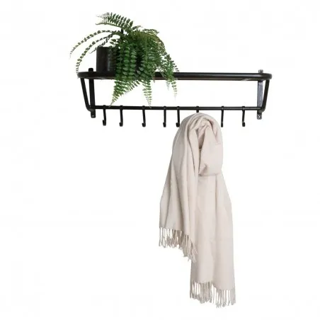 Industrial Train Coat Rack Smithers Coat Hooks & Racks &pound;124.00 Hallway Reclaimed Wood Iron product_features