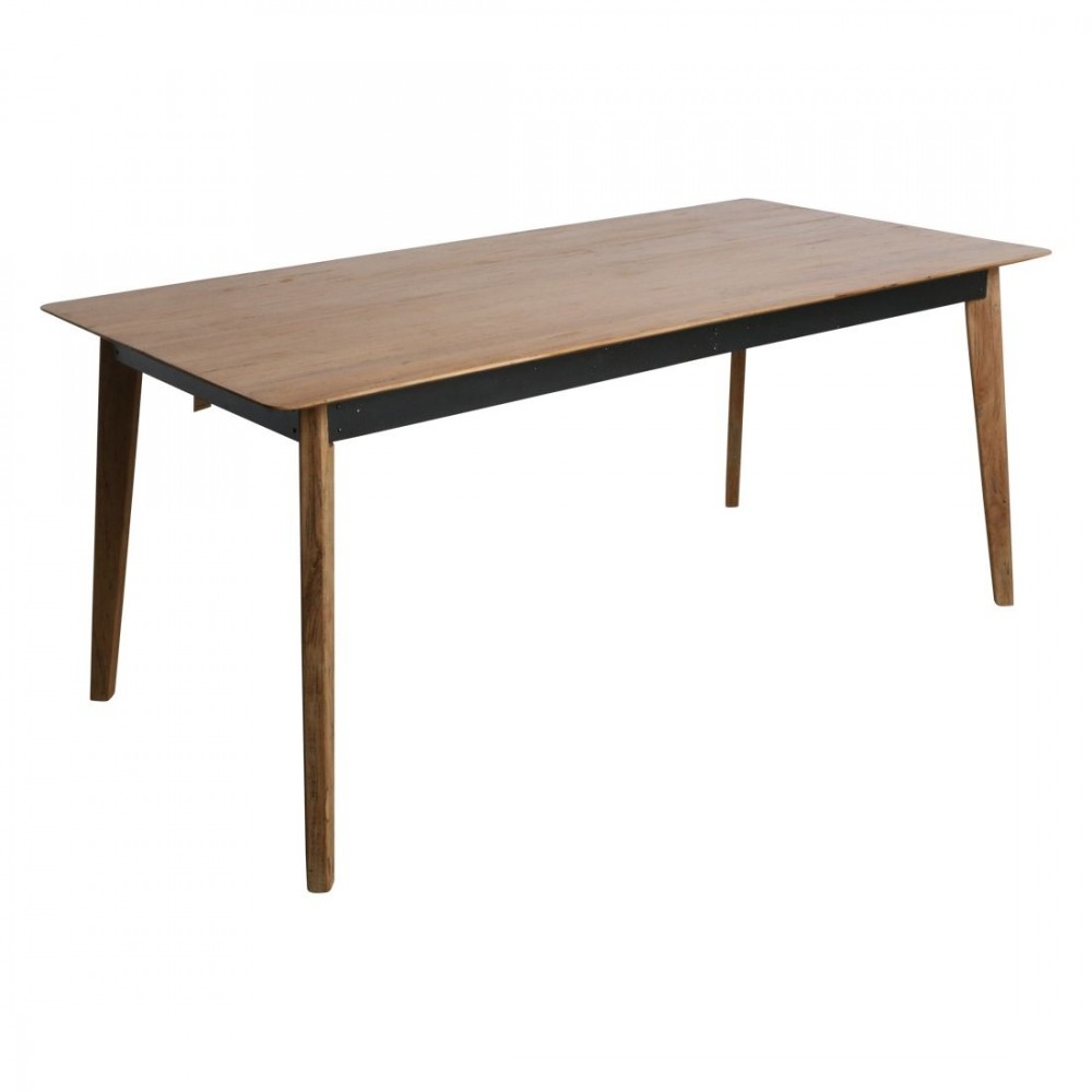 Visage Designer Dining Table Smithers Industrial Furniture £1,568.00 Dining Room Teak Wood Recycled Steel product_features