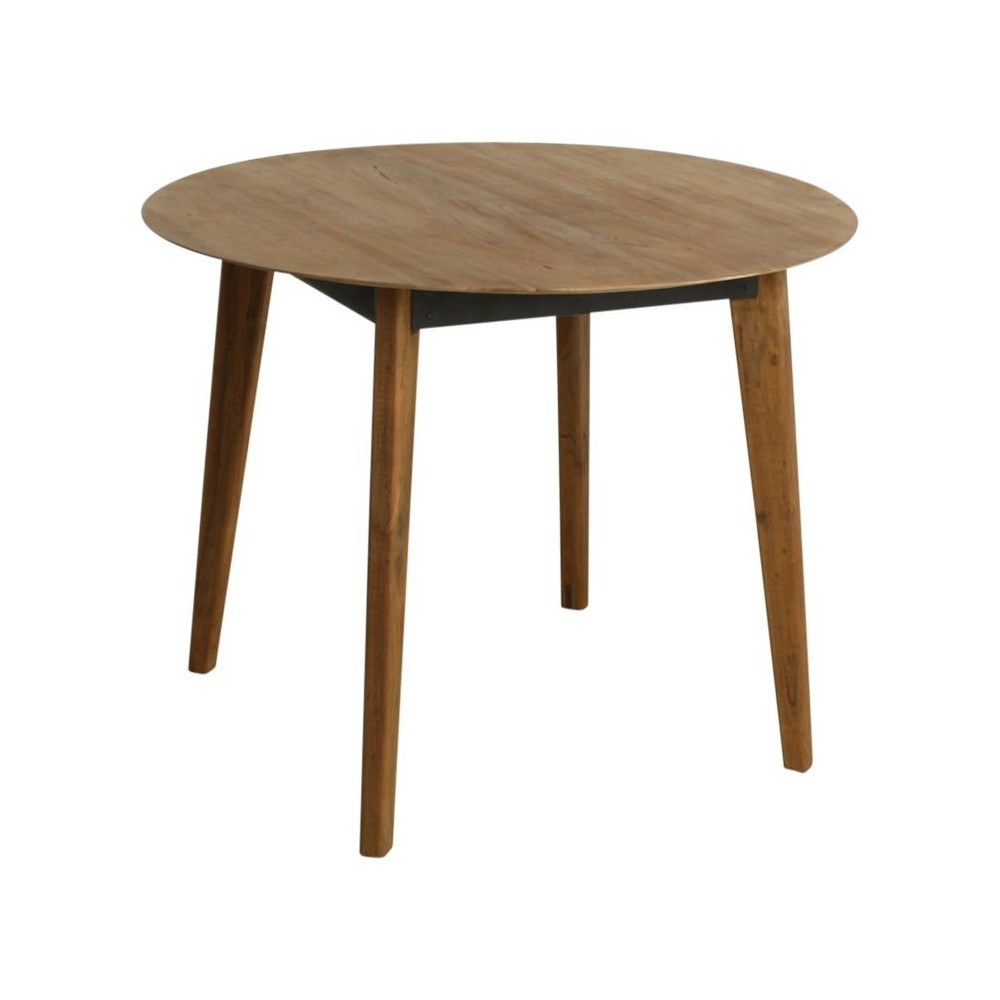 Visage Designer Dining Table Smithers Industrial Furniture £1,568.00 Dining Room Teak Wood Recycled Steel product_features