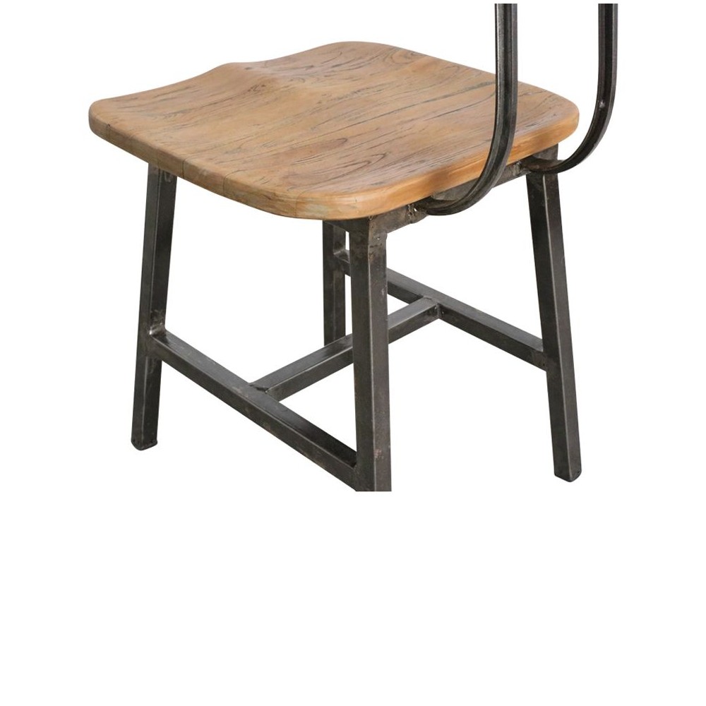 Hardware Store Dining Chairs Smithers Reclaimed Wood Furniture £316.00 Dining Room Reclaimed Wood Steel product_features