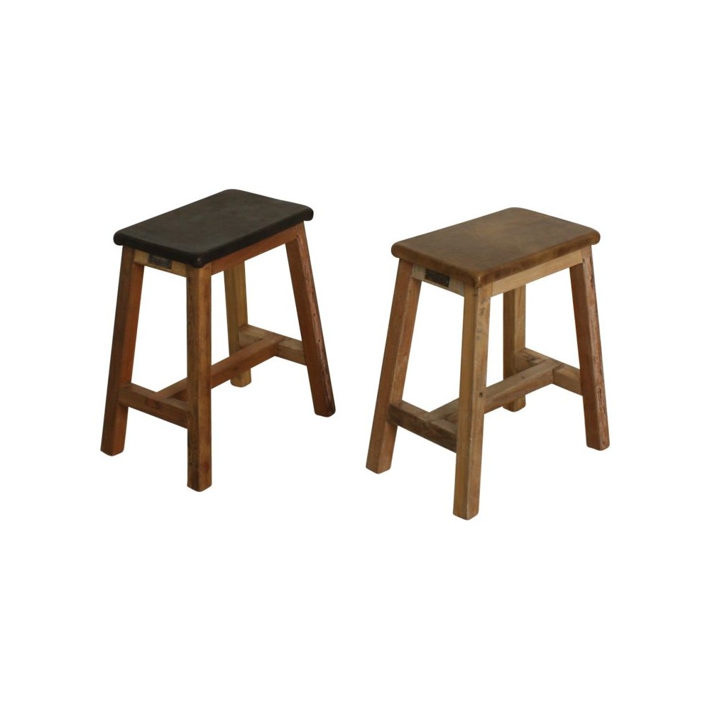 Gaucho Leather Stool Archives £132.00 Reclaimed Wood product_features