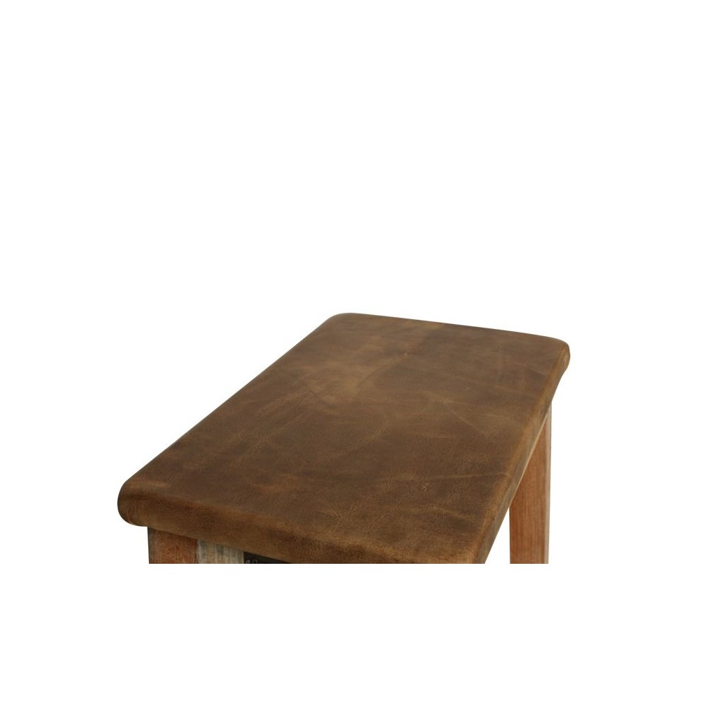 Gaucho Leather Stool Archives £132.00 Reclaimed Wood product_features