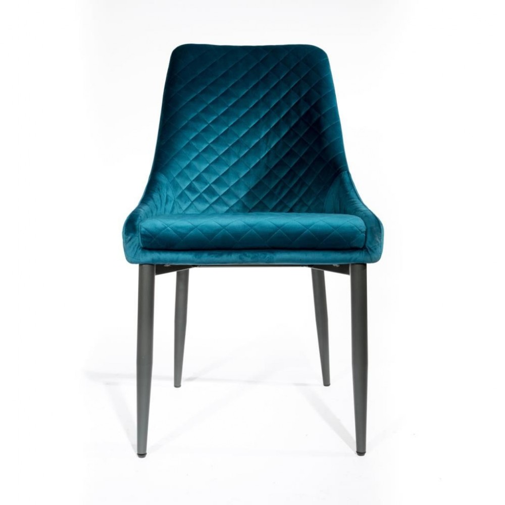 Velvet Upholstered Dining Chairs Retro Furniture £490.00 Steel product_features