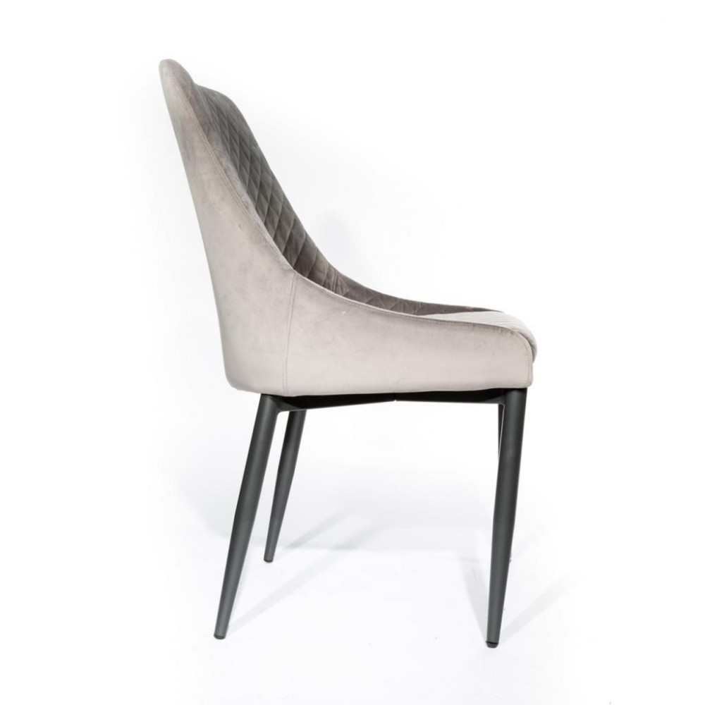 Velvet Upholstered Dining Chairs Retro Furniture £490.00 Steel product_features