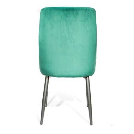 Velvet Upholstered Dining Chairs Retro Furniture  £ 428.00 Store UK, US, EU, AE,BE,CA,DK,FR,DE,IE,IT,MT,NL,NO,ES,SE