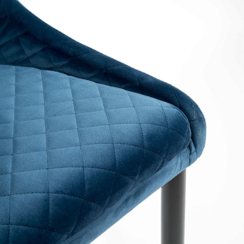 Velvet Upholstered Dining Chairs Retro Furniture £490.00 Steel product_features