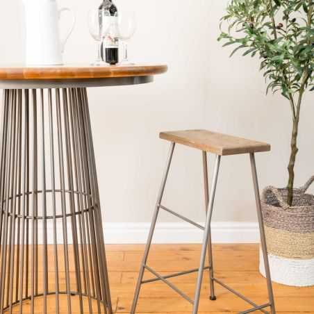 Amish Bar Stool Industrial Furniture Smithers of Stamford £129.00 Store UK, US, EU, AE,BE,CA,DK,FR,DE,IE,IT,MT,NL,NO,ES,SE