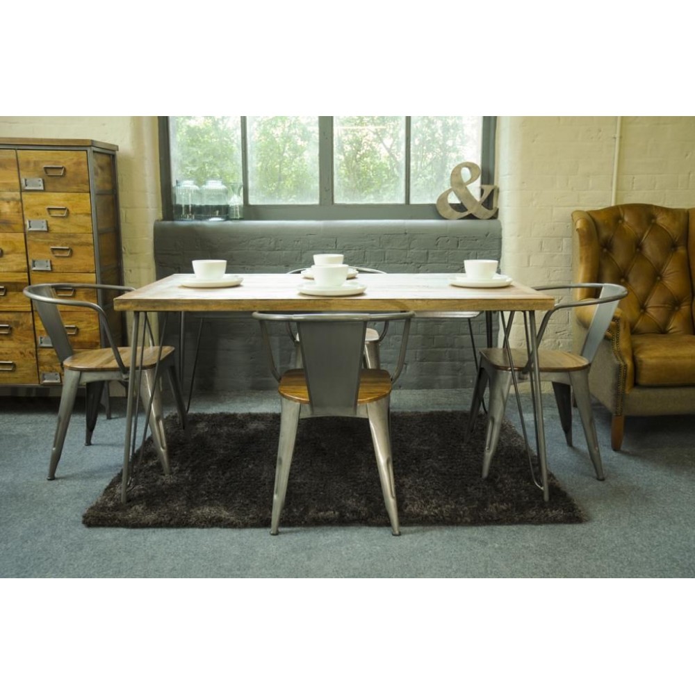 Hairpin Leg Dining Table Industrial Furniture £788.00