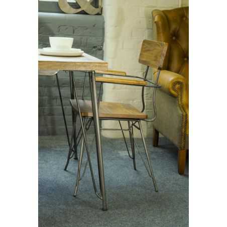 Hairpin Leg Dining Table Industrial Furniture Smithers of Stamford £860.00 Store UK, US, EU, AE,BE,CA,DK,FR,DE,IE,IT,MT,NL,NO...