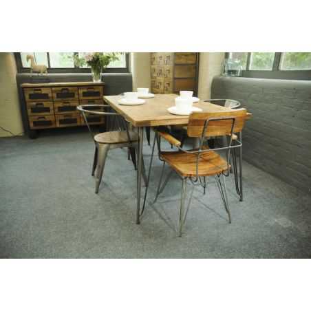 Hairpin Leg Dining Table Industrial Furniture Smithers of Stamford £860.00 Store UK, US, EU, AE,BE,CA,DK,FR,DE,IE,IT,MT,NL,NO...