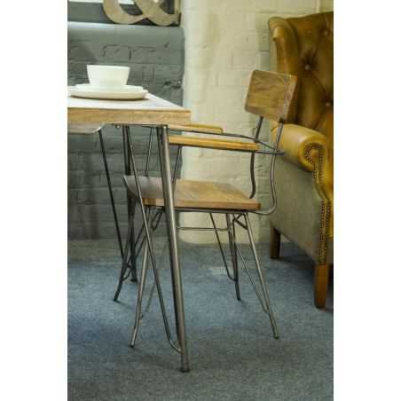 Hairpin Leg Dining Chair Industrial Furniture Smithers of Stamford £263.00 Store UK, US, EU, AE,BE,CA,DK,FR,DE,IE,IT,MT,NL,NO...