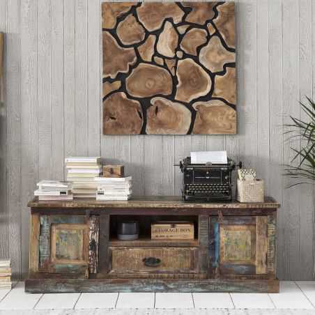 Recycled Timber Tv Unit Recycled Wood Furniture Smithers of Stamford £1,562.50 Store UK, US, EU, AE,BE,CA,DK,FR,DE,IE,IT,MT,N...