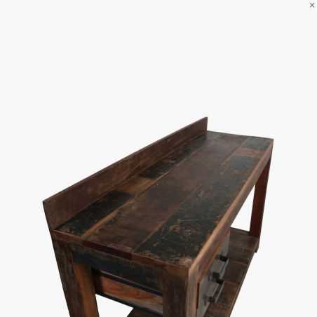 Factory Work Station Recycled Wood Furniture Smithers of Stamford £1,100.00 Store UK, US, EU, AE,BE,CA,DK,FR,DE,IE,IT,MT,NL,N...