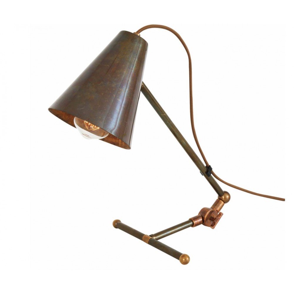 Pretty Boy Floyd Table Lamp Smithers Lighting £236.00 All Rooms Spun Brass product_features
