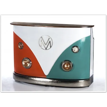 VW Camper Van Bar Smithers Home Bars &pound;1,359.00 Bar Reclaimed Boat Wood Steel product_features