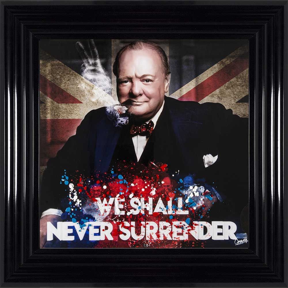 Winston Churchill Picture Wall Art  Wall Art £206.00      product_features