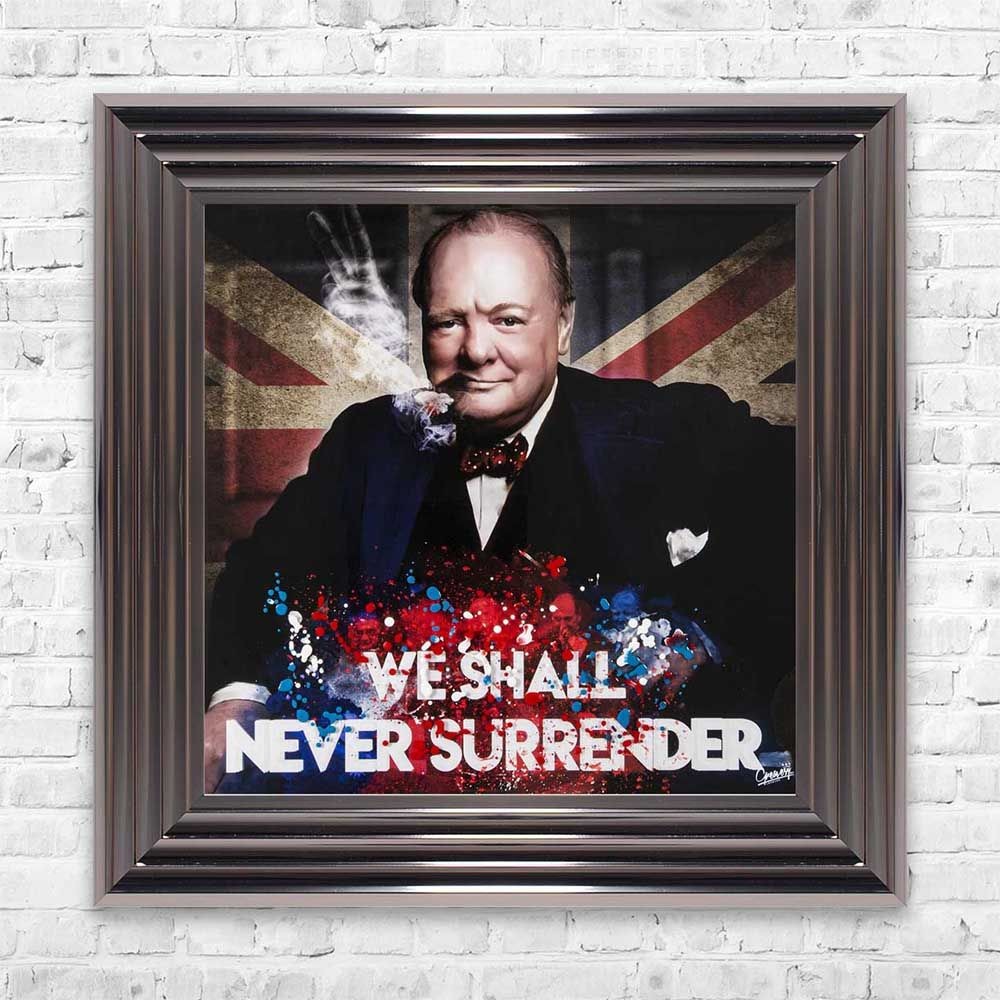 Winston Churchill Picture Wall Art  Wall Art £206.00      product_features