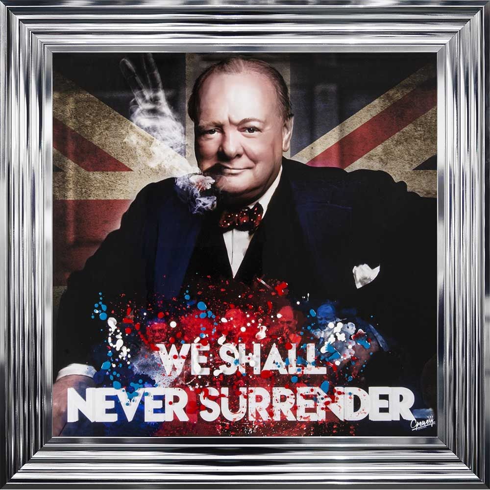 Winston Churchill Picture Wall Art  Wall Art £206.00      product_features