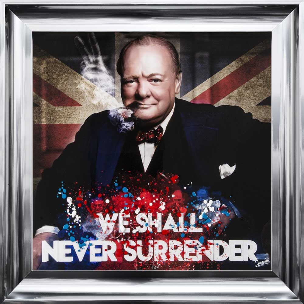 Winston Churchill Picture Wall Art  Wall Art £206.00      product_features